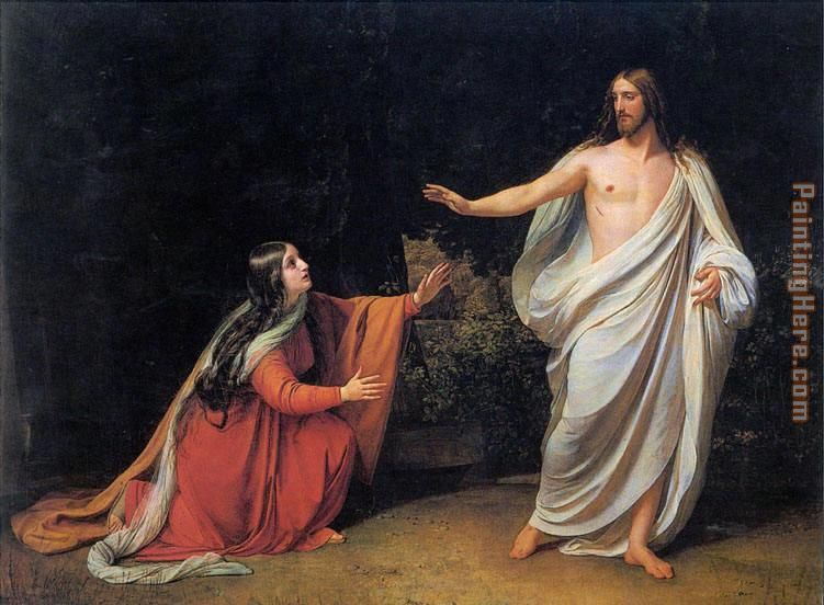 The Appearance of Christ to Mary Magdalene By Alexander Ivanov painting - Unknown Artist The Appearance of Christ to Mary Magdalene By Alexander Ivanov art painting